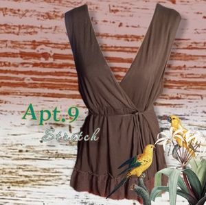 Apt. 9 V-neck Empire Line Wrap Blouse with Lace Trim (2006)